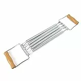Chest Expander 5 Springs, Fitness Brust Expander mit Holzgriff Brusttrainer Fitnessgerät für Zuhause Arm Muskel Trainingsgerät, für Brust Arm- und Krafttraining Heim Gym
