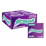 Airwaves Kaugummi | Cool Cassis | Lila, zuckerfrei | 20 x 3 Packungen (20 x 3 x 10 Dragees)