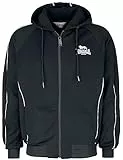 Lonsdale Men's ACHAVANICH Hooded Sweatshirt, Black/White, L