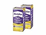 Metylan Papier, starker Tapetenkleister für leichte, normale und schwere Papiertapete, Kleister zum Tapezieren und Basteln ohne Konservierungsmittel, 2x125g