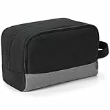 Elviros Reise-Kulturbeutel für Herren, Geschenke für Männer, zum Aufhängen, Rasiertasche, Kulturbeutel, Organizer, kleine Kulturtasche für Reisen, schwarz