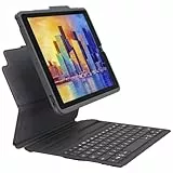 ZAGG Pro Keys Tastatur & Hülle Apple iPad 10,2 Zoll (Deutsch), 103407137, Schwarz