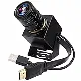 SVPRO 4K USB-HDMI-Kamera, manueller Zoom, Nahaufnahmen, 2,8–12 mm variabler Objektiv, Plug-and-Play-Kamera für Industrie, Streaming und Heimvideos