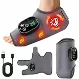 Fussmassagegerät, Fußmassagegerät mit Wärme und Massage, Kabellos Wiederaufladbar mit Kompression, Einstellbare Intensität zur Linderung Fußermüdung, Schwellung Achillessehnen-Beschwerden, Cordless