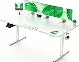 Marsail Elektrisch Höhenverstellbarer Schreibtisch 180x80 cm, 72–118 cm mit 4 Memory-Funktionen, Gaming & Computertisch, Leiser 55 dB Motor, Bis 80 kg belastbar