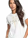 Roxy - Epic Afternoon Logo Screen Tee für Damen - Snow White - S