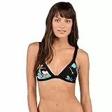 Volcom Damen Bikini Oberteil Buds Forever Bikini Top Oberteil Damen Schwarz, Black, M, O1421701BLK