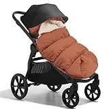 goldmiky Fusssack Kinderwagen Baby Winter, Fußsack Kinderwagen Winter, Fußsack Babyschale,Weicher Babyfußsack Kinderwagen,Winddicht Winterfußsack Baby Winter Fußsac (braun)