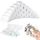 Schmutzradierer Schwamm, 200 Stück Radierschwamm Zauberschwamm Magic Sponge Eraser Melamin Schwamm, Wunderschwamm Weiß Reinigungsschwamm Putzschwamm für Haushalt, Küche, Wand, Bad, Schuhschwamm