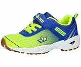 Lico Unisex Kinder Barney VS Hallenturnschuh, lemon/blau, 32 EU