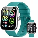 Jugeman Smartwatch Herren Damen HD Fitnessuhr mit Telefonfunktion, Smart Watch