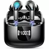2026 Kopfhörer Kabellos Bluetooth 5.4, 6D-Stereo Bluetooth Kopfhörer, 50Std Tiefer Bass ENC Noise Cancelling Wireless Earbuds Sport, USB-C Schnellladung in Ear Ohrhörer, IP-X7 Wasserdicht iOS Android