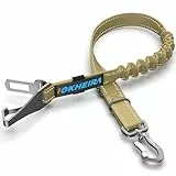 IOKHEIRA Hunde Sicherheitsgurt, Einstellbarer Hundegurt für Auto mit Universalstecker & Verriegelungsstange