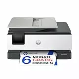 HP OfficeJet Pro 8122e Multifunktionsdrucker, 6 Monate gratis drucken Instant Ink inklusive, Drucker, Scanner, Kopierer, Fax, WLAN, LAN, Duplex, ePrint, Airprint, Basalt