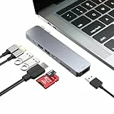 BHHB USB C Hub Adapter für MacBook Pro Air Docking Station 8-in-2 für Mac Book Zubehör 4K@30Hz HDMI, Thunderbolt 4/3, USB 3.0, SD/TF, USB C Dockingstation USBC Dock Adapter für Mac M5 M4 M3 M2 M1