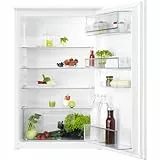 AEG Einbau-Kühlschrank 88 cm ohne Gefrierfach, Serie 5000 OptiSpace: 3x vielfach verstellbare Glasablage, großer Kühlraum (142L), LED-Beleuchtung, mechanische Steuerung, Schlepptür-Technik, TSK5O881ES