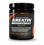 SRS Muscle - Kreatin Monohydrat, 500 g, Neutral | 100% pur | einzig rein deutsches Premium-Kreatin (durchgesiebt) | 100% vegan | deutsche Premiumqualität