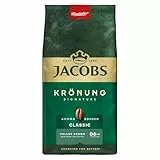Jacobs Kaffeebohnen Krönung Classic Aroma-Bohnen, nussig mit Zitrusnote, geröstet in Bremen, Intensität 6/10, Kaffee ganze Bohnen, 500 g
