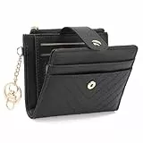 GAEKEAO Geldbörse Damen, Leder Portmonee mit RFID Blockierung, Portemonnaie Damen Klein, Mini Geldbeutel mit Zipper Münzfach Kartenfächer Slim Wallet