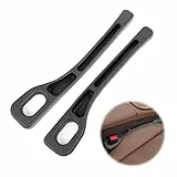 jinminamz Autositz Lückenfüller, Autositz Organizer,Autositz Lücke Füller Auto, Suv, Lkw Universal, Zum Füllen Der Lücke Zwischen Sitz Und Armlehne Box, 2 Pcs Autositz Lücke Füller (Schwarz)