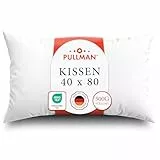 Pullman Kopfkissen 40x80 cm - Hotelqualität Mikrofaser Kissen für Alle Schlafpositionen, Bequemes Allergiker Schlafkissen mit 500g Füllmaterial, Oeko-Tex zertifiziertes Bett Kissen (40 x 80)