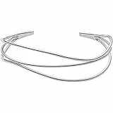 Skagen Edelstahlarmband für Damen, 61 mm x 49,5 mm Innenlänge
