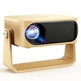 Beamer, 25000 Lumen iSinbox 4K Outdoor Beamer mit WiFi und Bluetooth,Full HD 1080P,Autofokus,50%-100% Zoom 300 Zoll LCD Heimkino Video,6P Trapezkorrektur