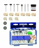 Dremel 684 Polier Zubehören, fur Multifunktionswerkzeug, Set mit 20 Zubehören zum Reinigen und Polieren