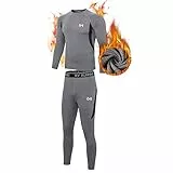 MEETYOO Basisschicht-Set Herren, Grau, M