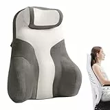 Benazcap Rückenkissen, ergonomische Lendenwirbelstütze, Lendenwirbelstütze, Auto-Kopfstütze, Zubehör für Bürostuhl, Linderung von Müdigkeit, Braz-Kissen