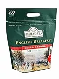 Ahmad Tea - English Breakfast - Schwarzer Frühstückstee - Assam & Ceylon Tee - Englische Teebeutel ohne Band mit 2g Tee pro Portion - Großpackung mit 300 Teebeuteln
