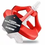 Hainer® Premium Fliesen Nivelliersystem Fliesenverlegehilfe | Saubere Fugen durch perfekte Abstandshalter, für Heimwerker & Profis inkl. Ebook und Anleitung (Set 100 Hauben + 200 Laschen, 3mm)