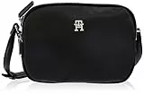 Tommy Hilfiger Damen Crossbody Bag Tasche Poppy Crossover Umhängetasche, Schwarz (Black), Einheitsgröße