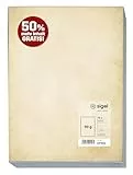 SIGEL DP983 Motiv-Papier Vintage, DIN A4, 50 Blatt + 25 Blatt gratis, beidseitig bedrucktes Briefpapier, 90 g, aus nachhaltigem Papier