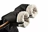 Red Castle by Beaba, Handschuhe/Handschutz für Kinderwagen, Regen-/Schneeschutz, mit Reißverschluss, extra warm, weich, mit Fleece gefüttert, winddicht, wasserdicht, atmungsaktiv, High Protect