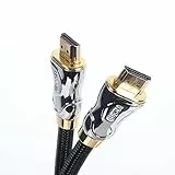 Duronic HDC04 HDMI-Kabel 1m | 24k Goldkontakte | High-Speed HDMI V2.0 für Ultra-HD 2160p 4K Auflösung, 3D und Ethernet | Für PS5 und VR