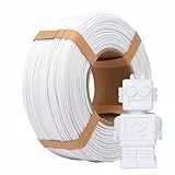 eSUN PLA Refill Filament 1.75mm, Spulenloses 3D Druck Filament Maßgenauigkeit +/- 0.05mm, 1KG Spule (2.2 LBS) Speedy PLA Filament für Hochgeschwindigkeitsdrucker, Kaltweiß