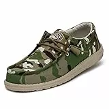 Hey Dude Herren Wally Camouflage Moc Toe Shoes, Multi Camo, 42 EU