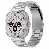 Wowstrap Metall Armband für Samsung Galaxy Watch Ultra Armband 47mm Herren/Damen,EIN klick Edelstahl Metallarmband Band für Samsung Watch Ultra Armband 47 mm Armbänder Ersatzarmband