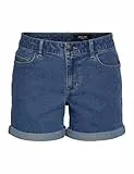 Noisy May Damen Nmdebby Nw Slim Shorts Vi518Mb Noos, Medium Blue Denim, S EU