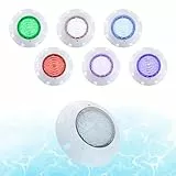 GCIUEMMH Unterwasser Poolbeleuchtung mit Fernbedienung - 36/45W RGB LED Teichbeleuchtung IP68 Wasserdicht Pool Beleuchtungen 7 Farben RGB Farbwechsel Unterwasser für Brunnen Teich Party (36W)