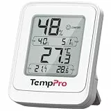 TempPro IPX5 Wasserdicht Hygrometer Thermometer Digital Raumthermometer