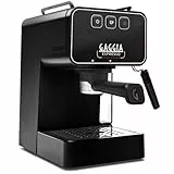 Gaggia Espresso Evolution Black | PID Kesseltemperaturregler | Kaffeemaschine Made in Italy | Automatische Vorbrühautomatik | Siebträger 53 mm | Espressomaschine mit Pumpe | Amerikanisch