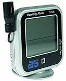 as - Schwabe Digitales Messgerät für Temperatur, Luftfeuchtigkeit und Taupunkt - Thermometer - mit Alarmfunktion - Wandmontage & Standfuß - Hygrometer inkl. Batterien, 24106