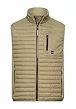camel active Herren Weste mit wasserabweisender Funktion Khaki, menswear-M