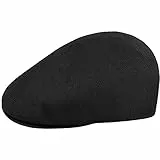 Kangol Seamless Tropic 507 Flatcap Schirmmütze Schiebermütze Damen/Herren - mit Schirm Frühling-Sommer Sommer - L (58-59 cm) schwarz