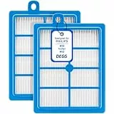 DEGG HEPA H13 Filter - Kompatibel mit Philips, AEG und Electrolux Staubsaugern - Ersatzfilter FC8031 - H13 (Vormals H12) - Standardfilter - Perfekte Passform - Staubsauger Zubehör - 2 STÜCK