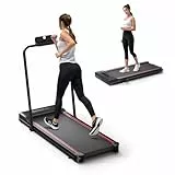 Lysole Walking Pad Laufband für Zuhause Klappbar, Foldable Walking Pad Leise bis 1-10km/h Under Desk Laufbänder with LED DisplayRemote Control