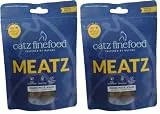 catz finefood Meatz Katzen Leckerlies Essential Mix - knusprige Streifen aus den beliebtesten Fleischsorten - Katzensnack für Allergiker ohne Zucker, getreidefrei (1 x 45 g) (Packung mit 2)