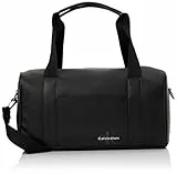 Calvin Klein Jeans Herren Mono Logo Duffle 42 LV04G3054G Duffle, Schwarz (Black), One Size, Schwarz (Black), Einheitsgröße, Reisetasche
